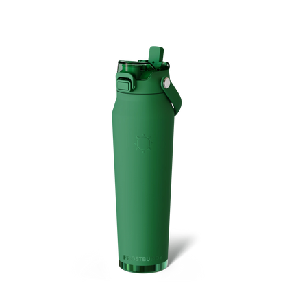 🔥Dual-function lid water bottle - double-layer insulation for 24 hours