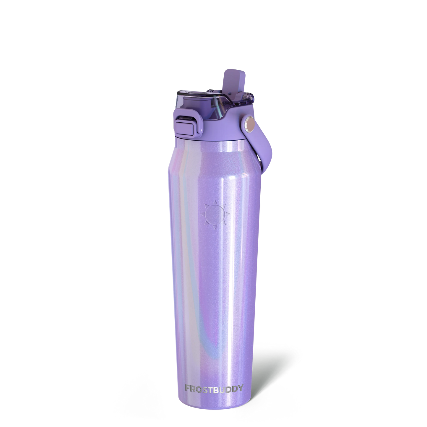 🔥Dual-function lid water bottle - double-layer insulation for 24 hours