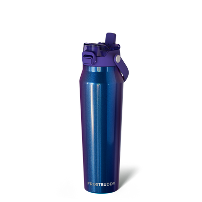 🔥Dual-function lid water bottle - double-layer insulation for 24 hours