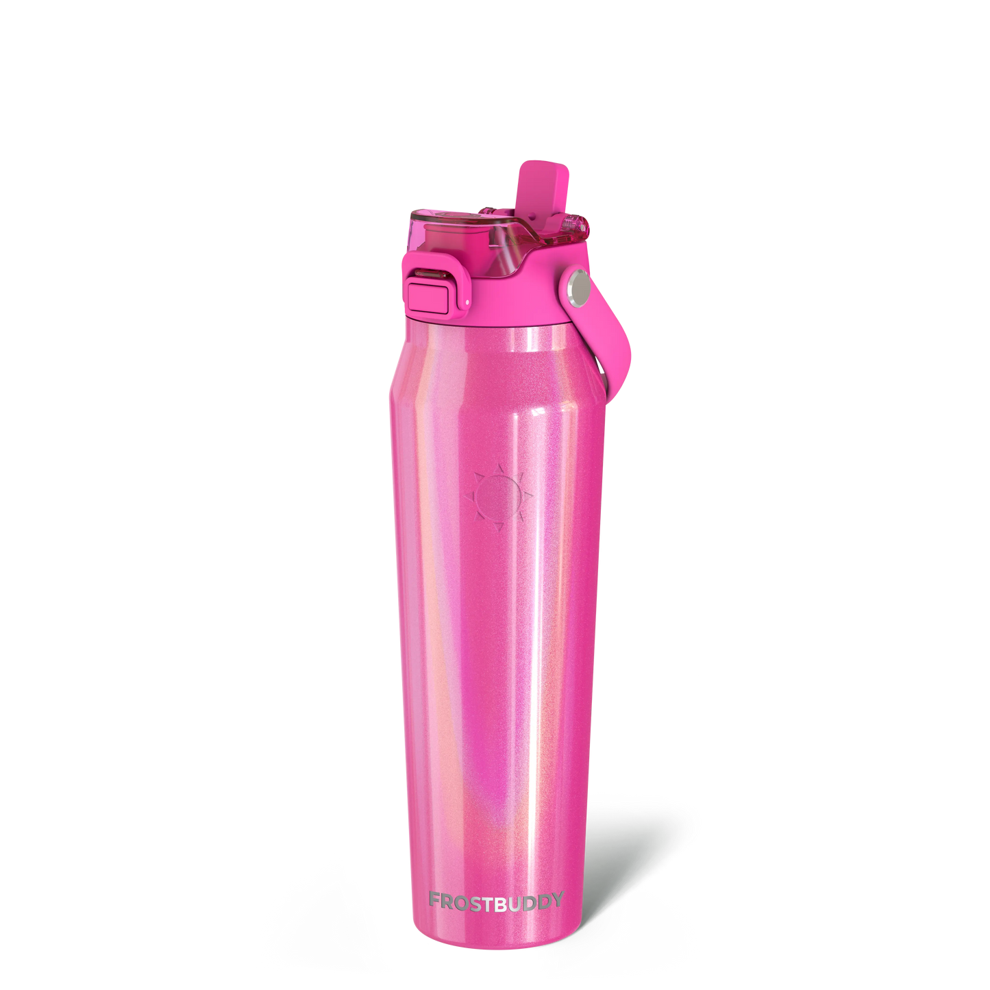 🔥Dual-function lid water bottle - double-layer insulation for 24 hours