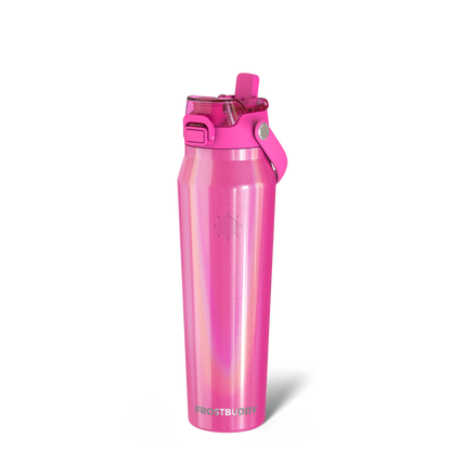 🔥Dual-function lid water bottle - double-layer insulation for 24 hours