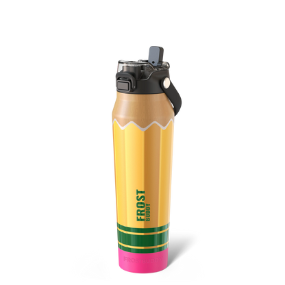 🔥Dual-function lid water bottle - double-layer insulation for 24 hours