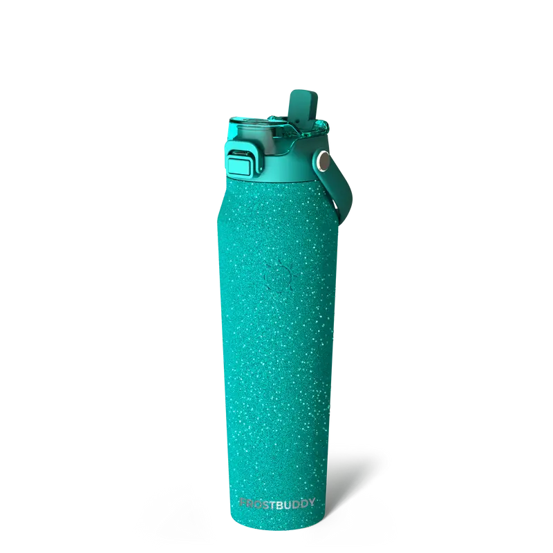 🔥Dual-function lid water bottle - double-layer insulation for 24 hours