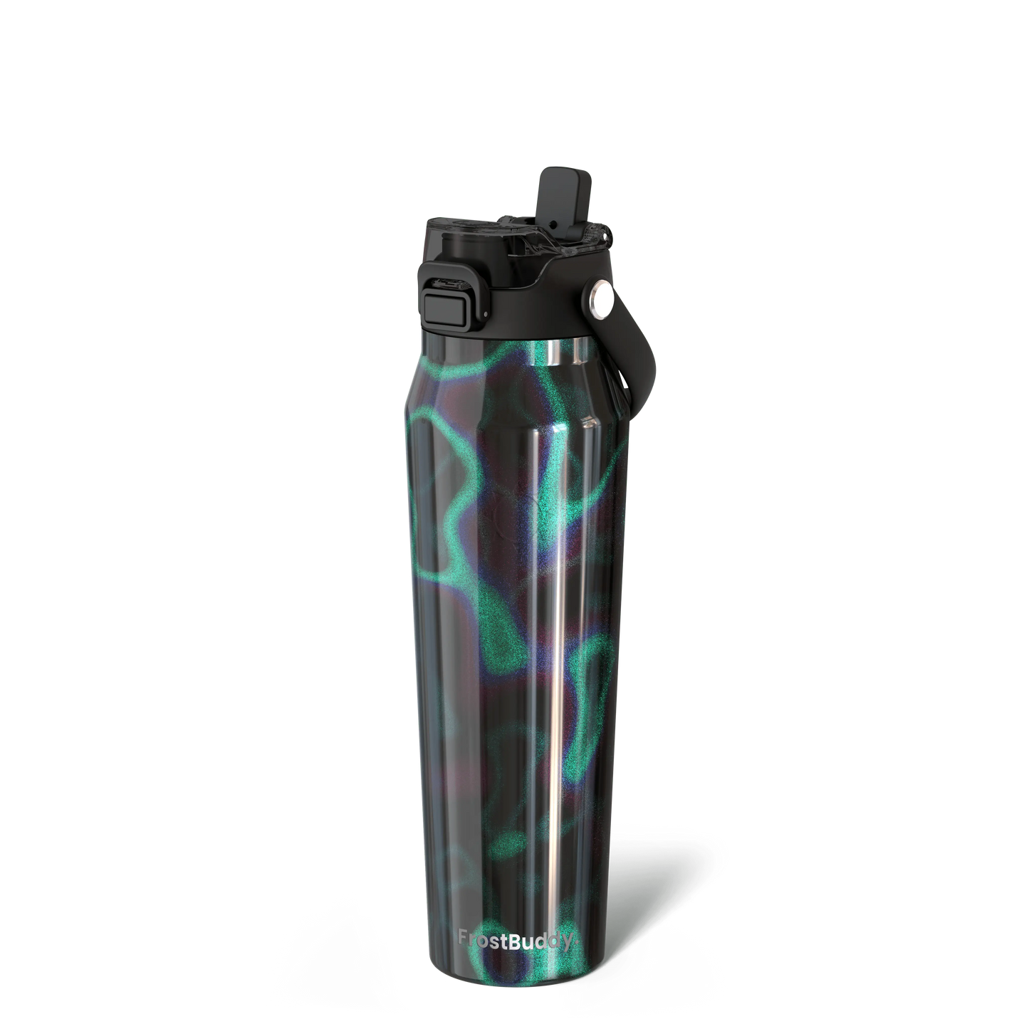 🔥Dual-function lid water bottle - double-layer insulation for 24 hours