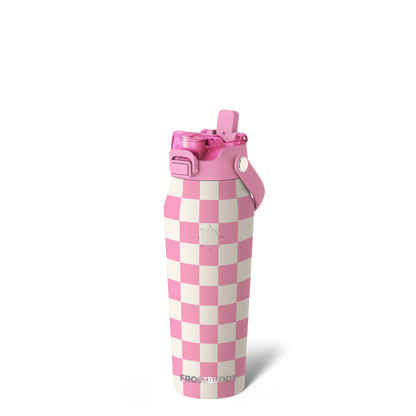 🔥Dual-function lid water bottle - double-layer insulation for 24 hours