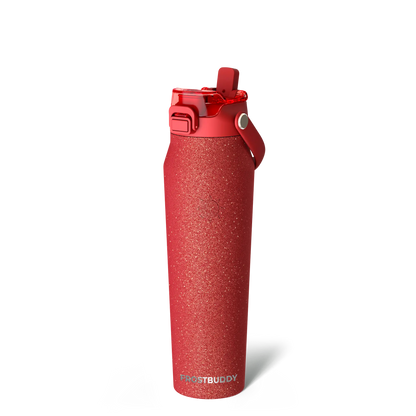 🔥Dual-function lid water bottle - double-layer insulation for 24 hours
