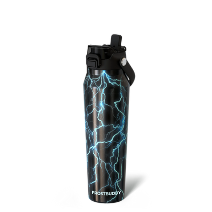 🔥Dual-function lid water bottle - double-layer insulation for 24 hours